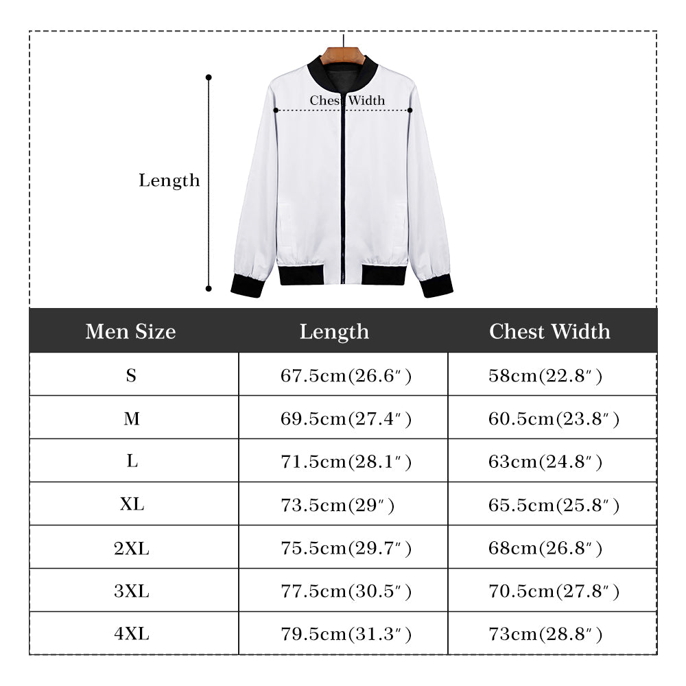 Neduz Mens Crimson Sun Zip Up Bomber Jacket: Show Off Your Style and Stay Warm with Our Unique and High-Quality Design