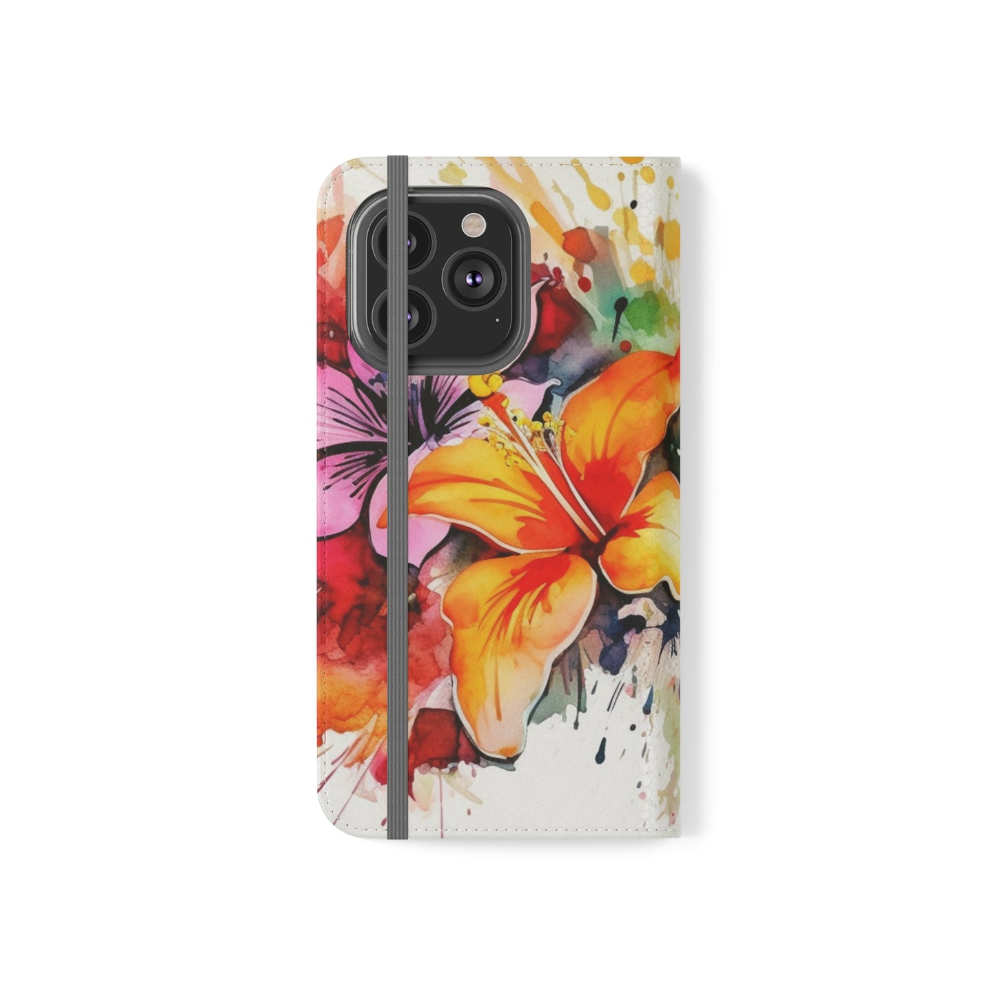 Flower Splash Flip Cases by Neduz Designs