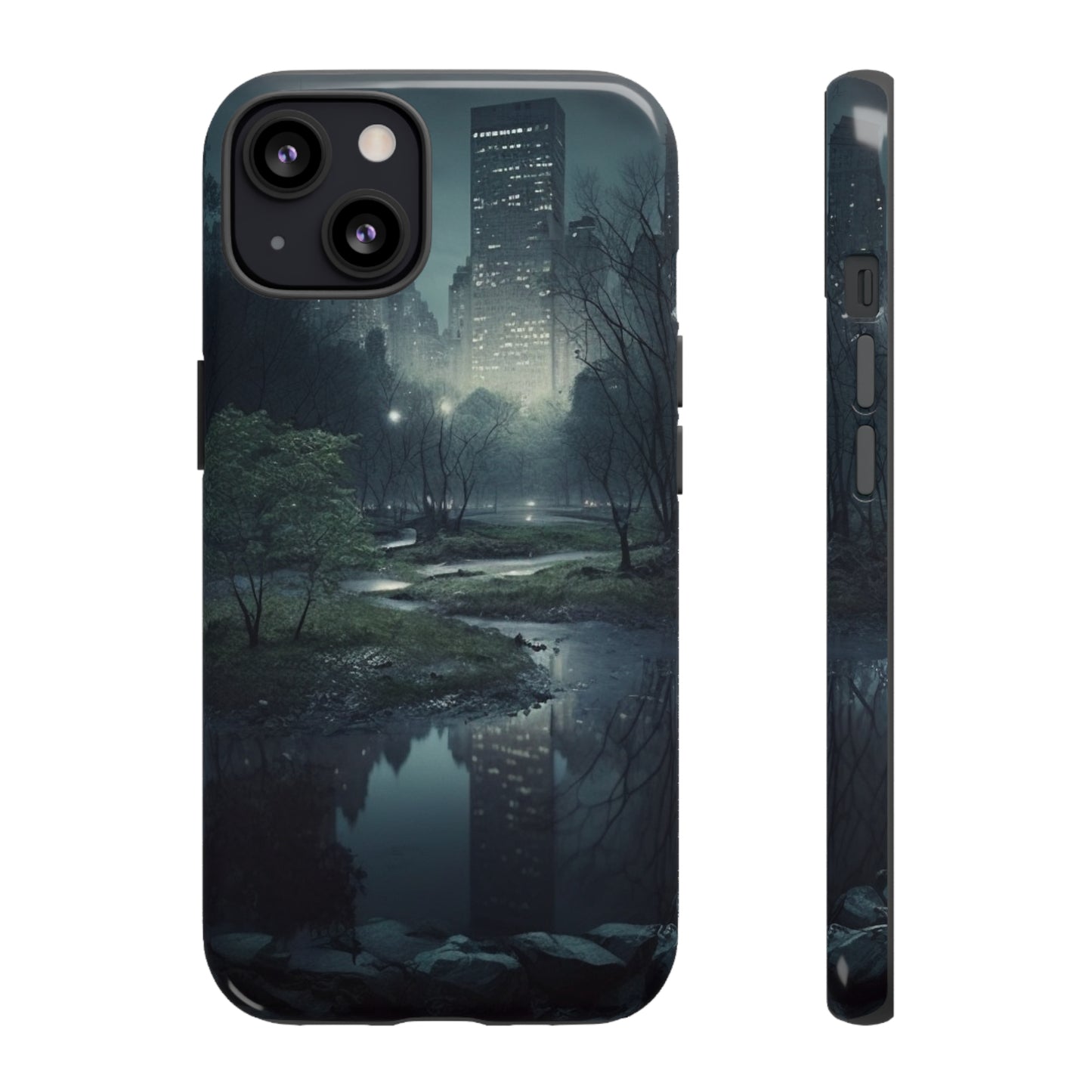 Phone Case for Samsung iphone google Central Park at night Tough Cases Maraheim Collection Neduz Designs