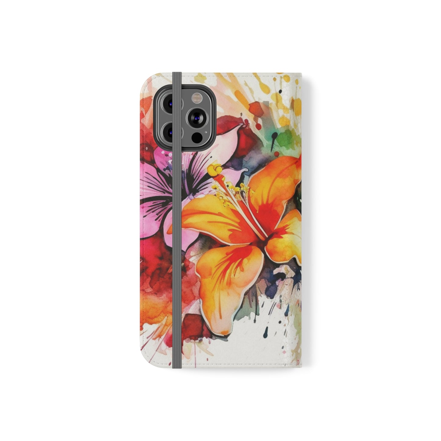 Flower Splash Flip Cases by Neduz Designs