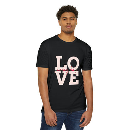 Neduz Love Every Day Unisex CVC Jersey Tee - Soft & Durable Blend for All Styles