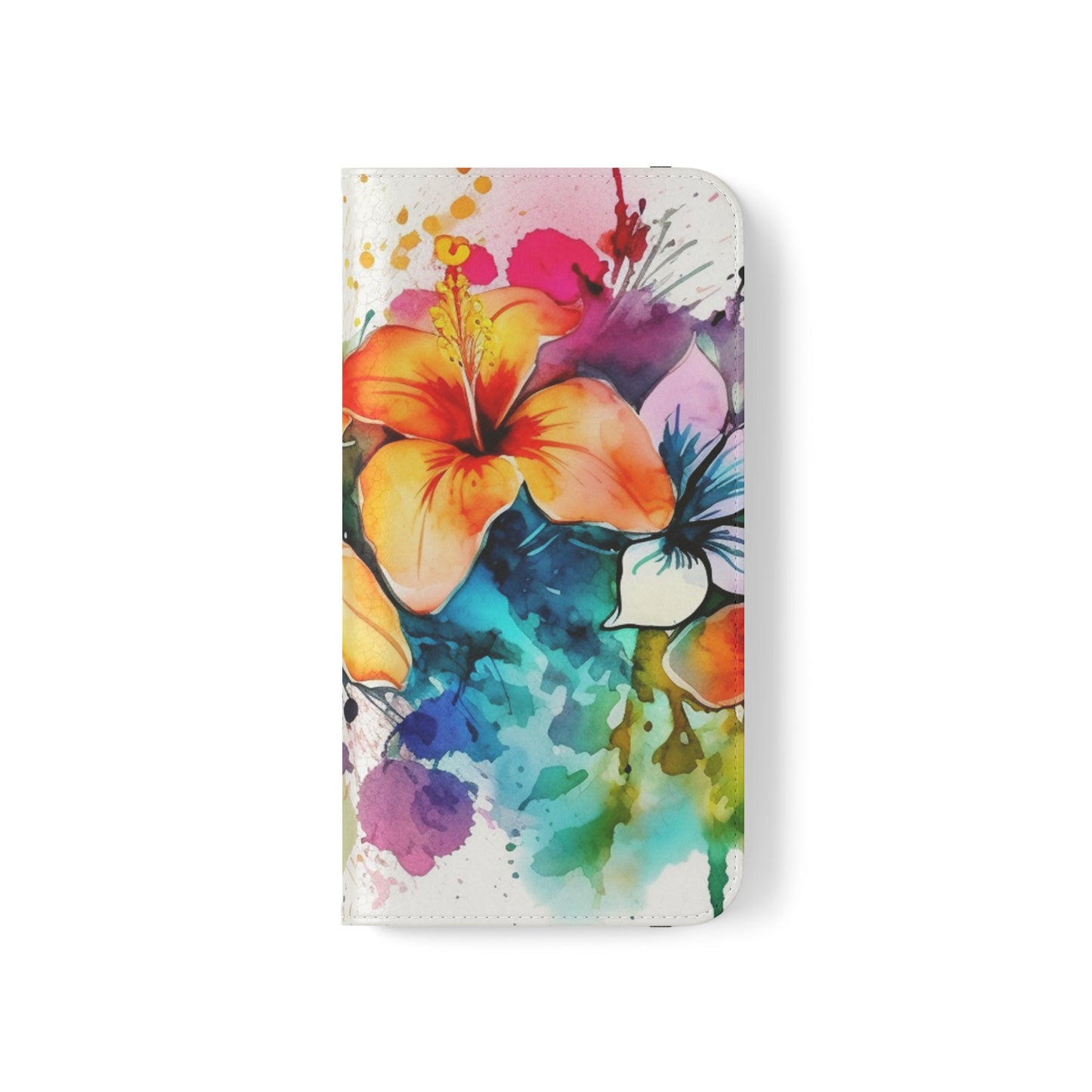 Flower Splash Flip Cases by Neduz Designs