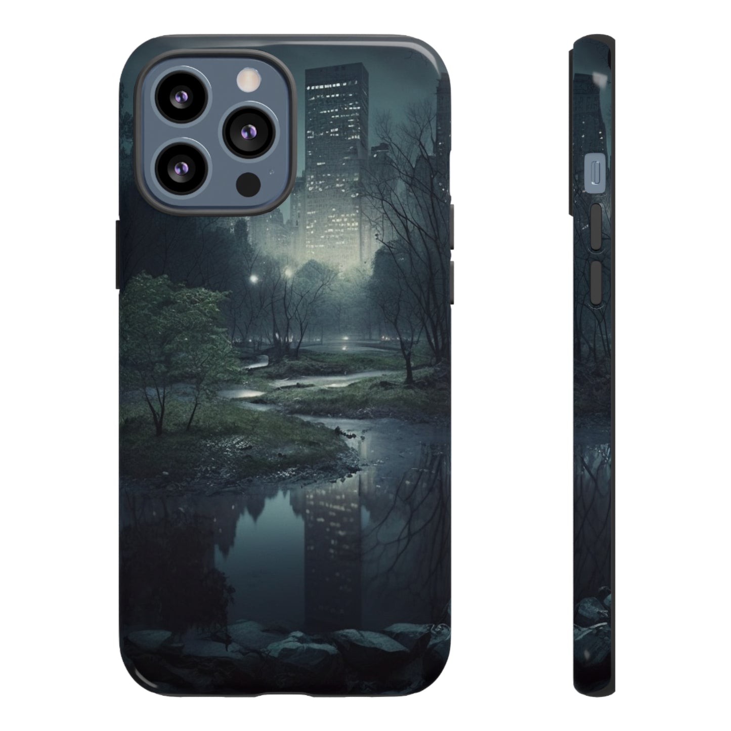 Phone Case for Samsung iphone google Central Park at night Tough Cases Maraheim Collection Neduz Designs