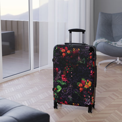Neduz Designs Artified Floral Print Suitcase - Stylish and Durable Travel Companion
