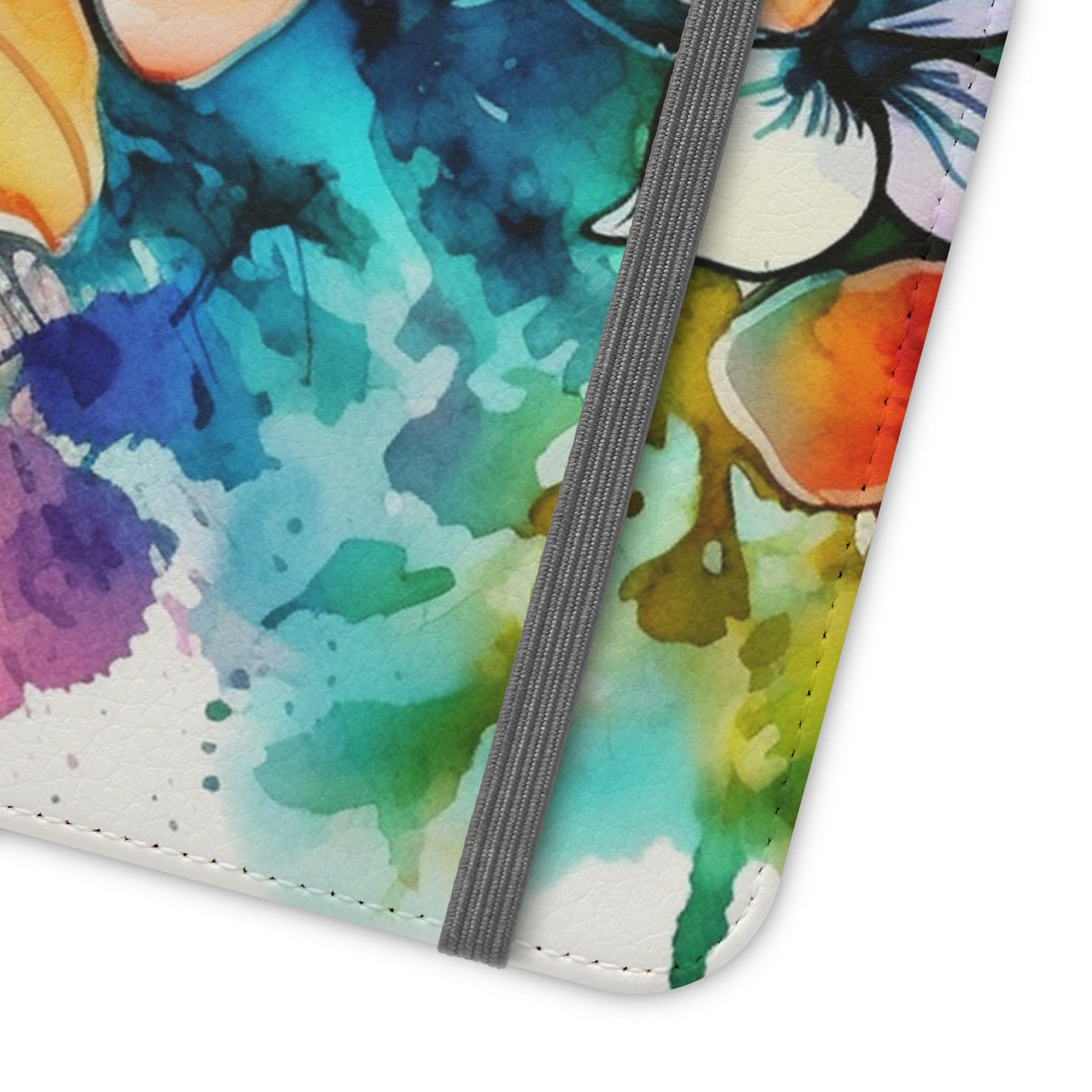 Flower Splash Flip Cases by Neduz Designs