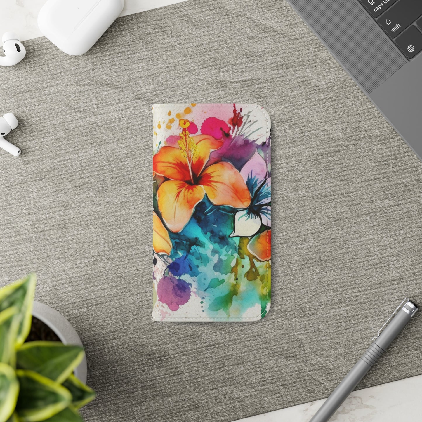 Neduz Designs'tan Flower Splash Flip Kılıflar