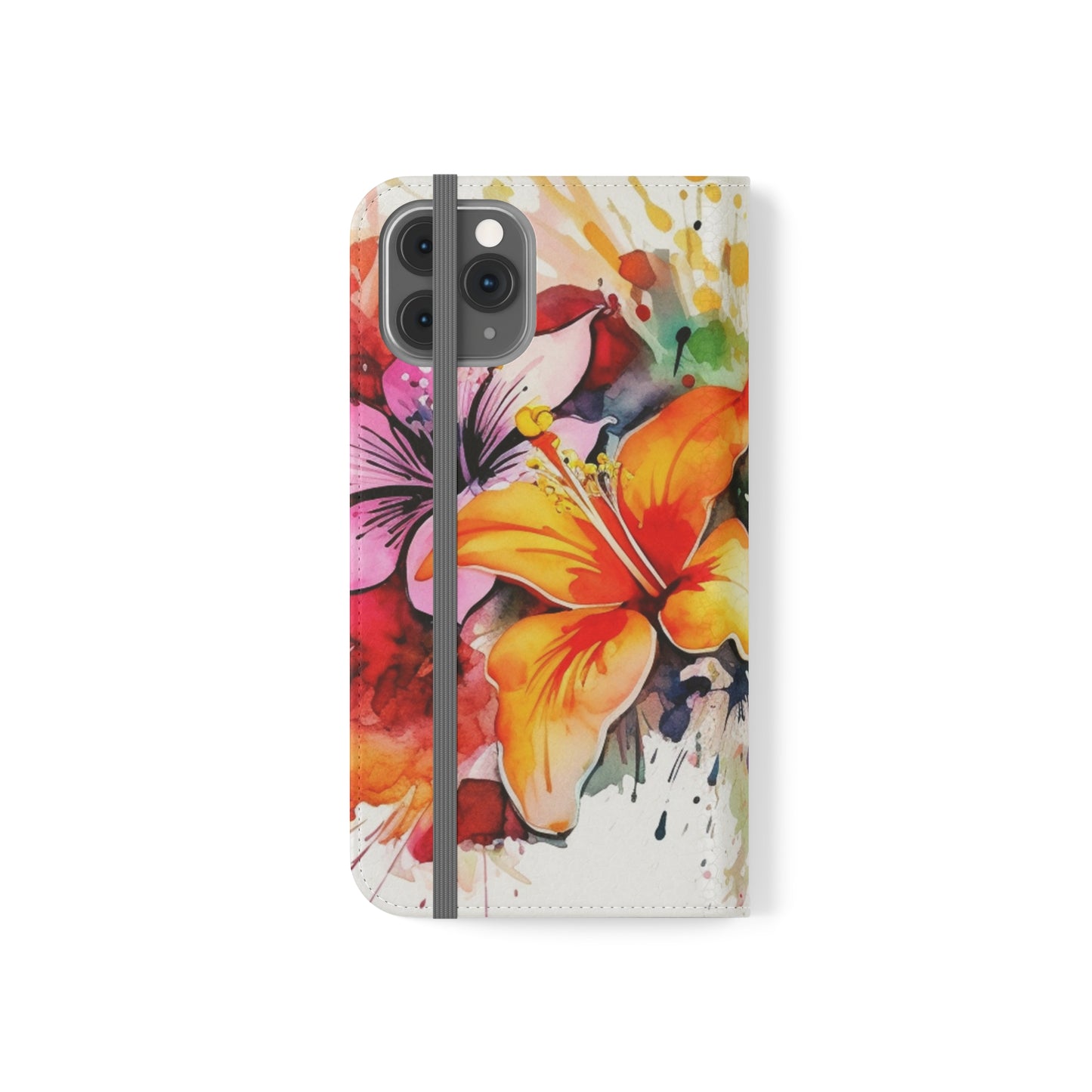 Flower Splash Flip Cases by Neduz Designs