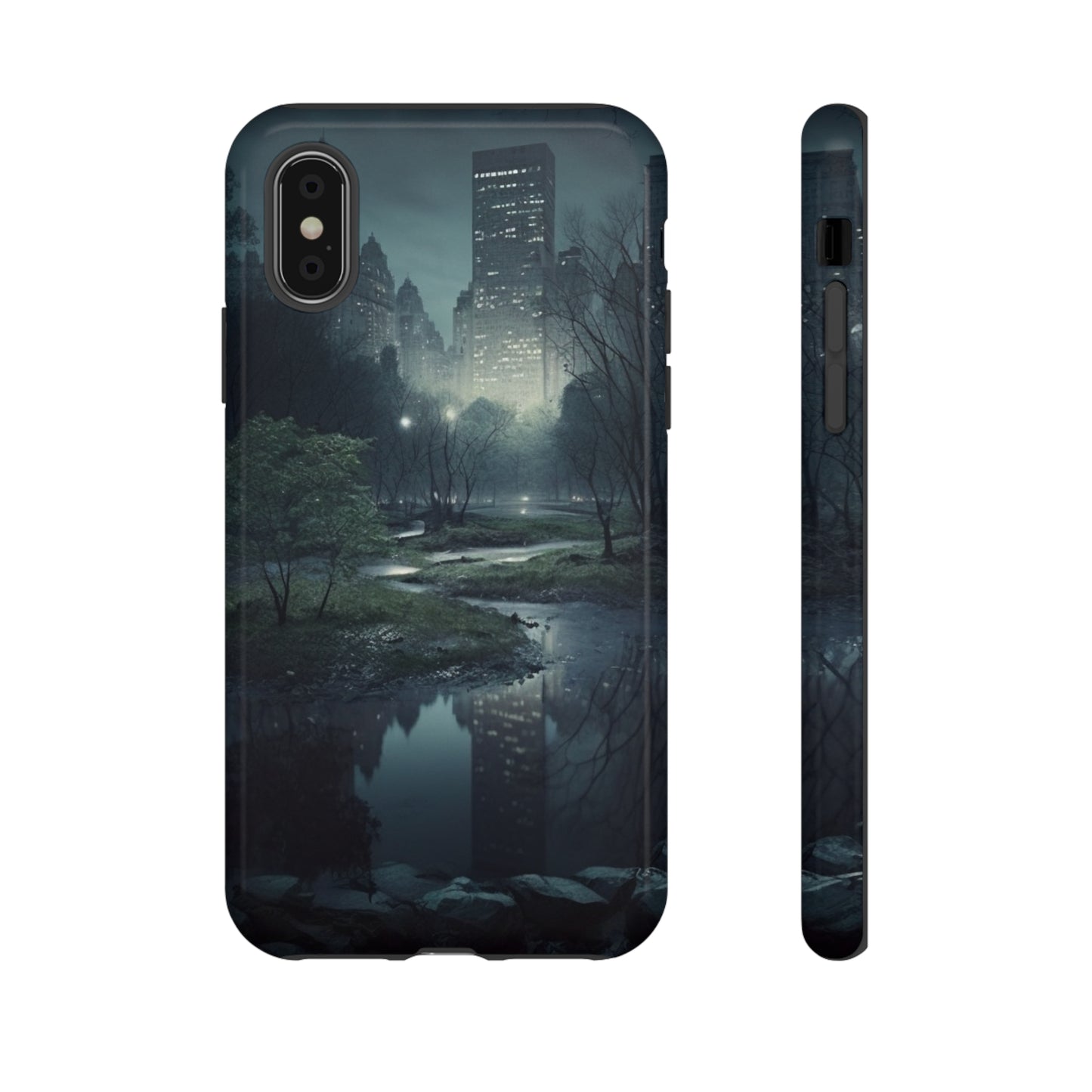 Phone Case for Samsung iphone google Central Park at night Tough Cases Maraheim Collection Neduz Designs