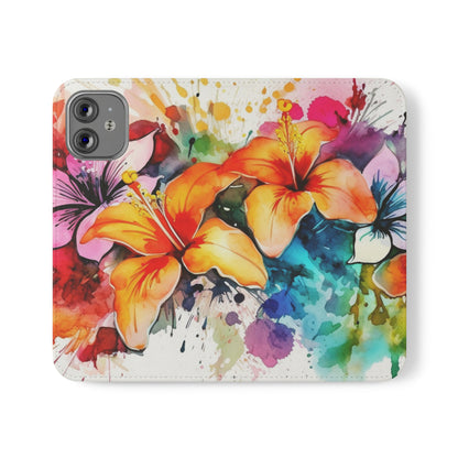 Flower Splash Flip Cases by Neduz Designs