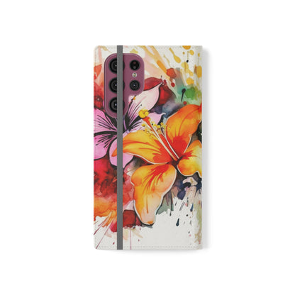 Flower Splash Flip Cases by Neduz Designs