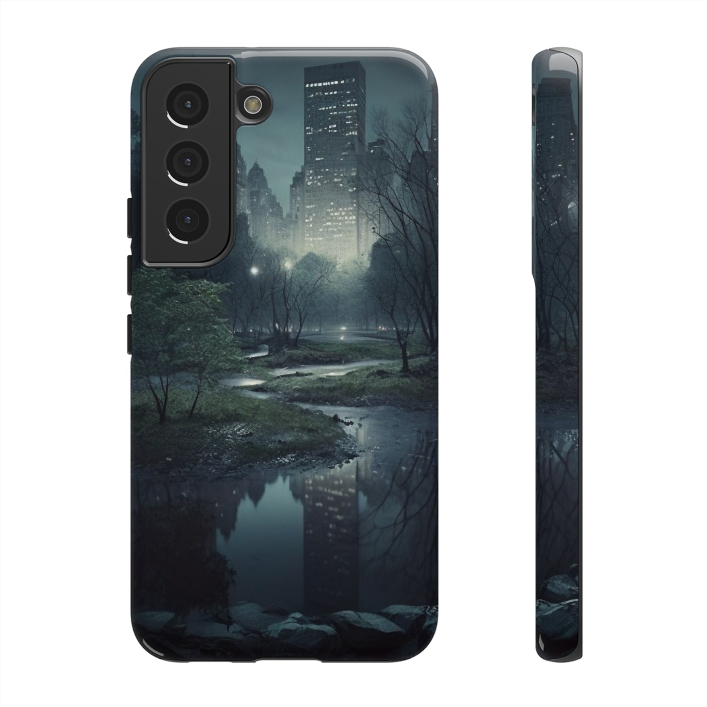 Phone Case for Samsung iphone google Central Park at night Tough Cases Maraheim Collection Neduz Designs