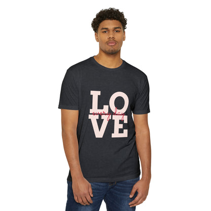 Neduz Love Every Day Unisex CVC Jersey Tee - Soft & Durable Blend for All Styles