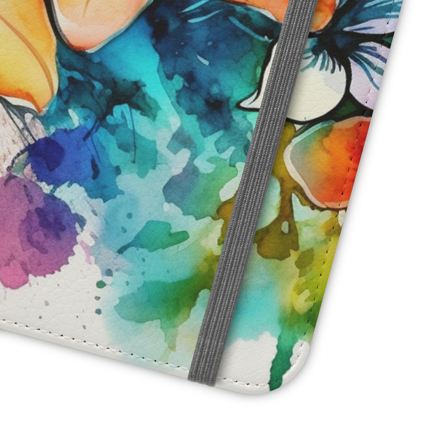 Flower Splash Flip Cases by Neduz Designs