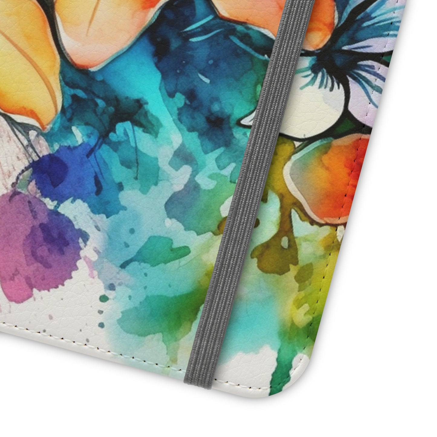 Flower Splash Flip Cases by Neduz Designs