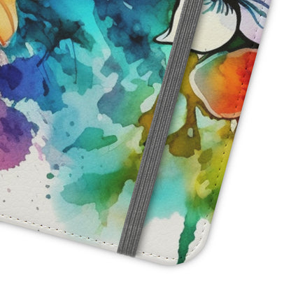 Flower Splash Flip Cases by Neduz Designs