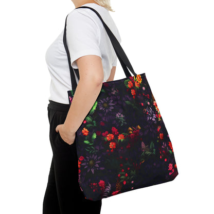 Neduz Designs Artified Floral All-Over Print Tote Bag - Versatile and Durable for Everyday Use