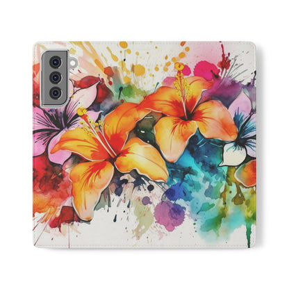 Flower Splash Flip Cases by Neduz Designs