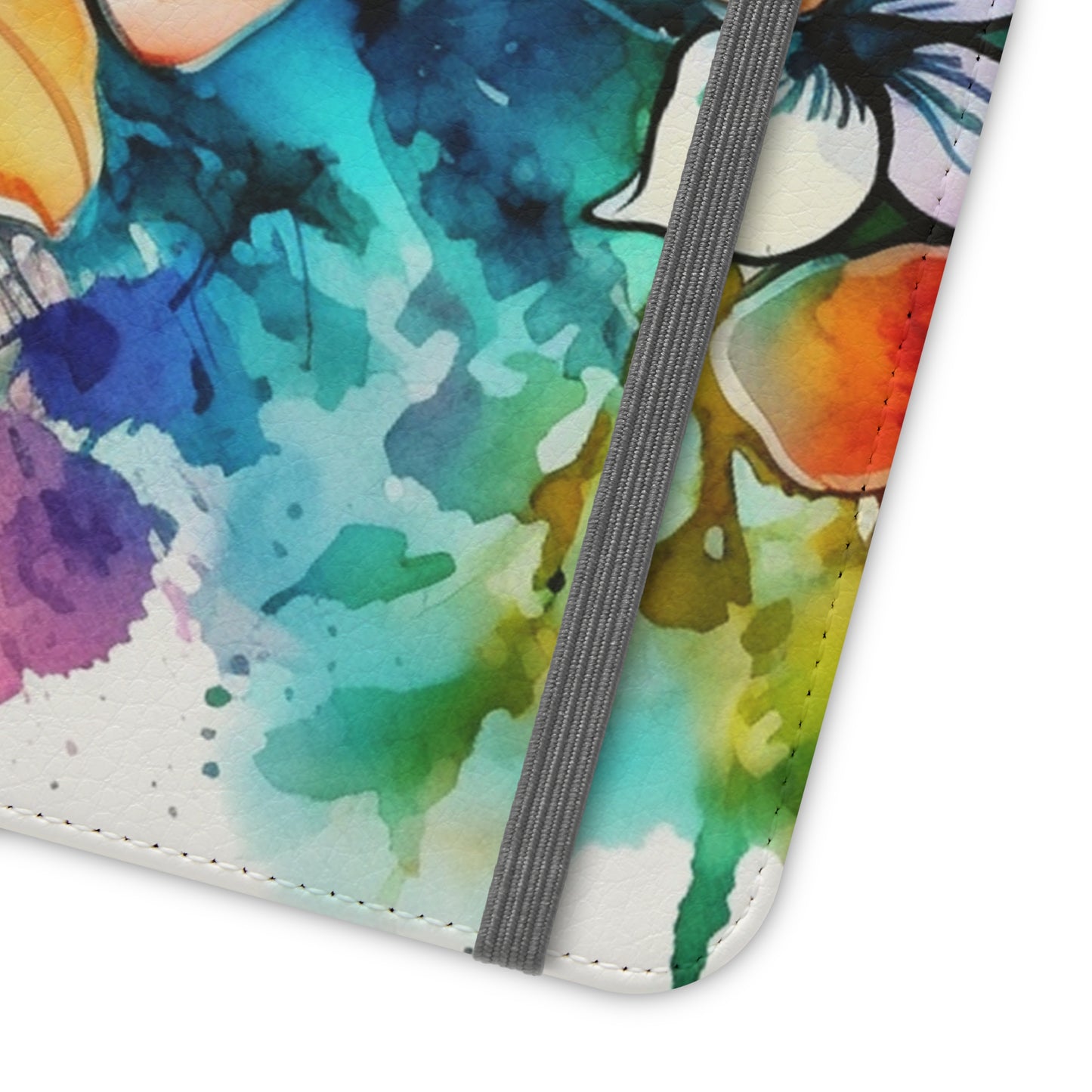 Flower Splash Flip Cases by Neduz Designs