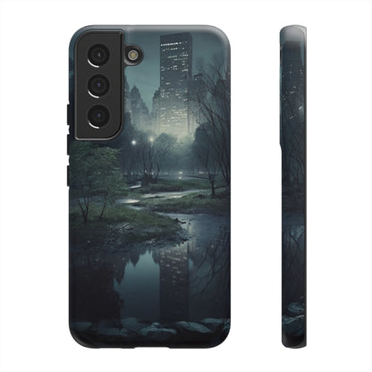 Phone Case for Samsung iphone google Central Park at night Tough Cases Maraheim Collection Neduz Designs