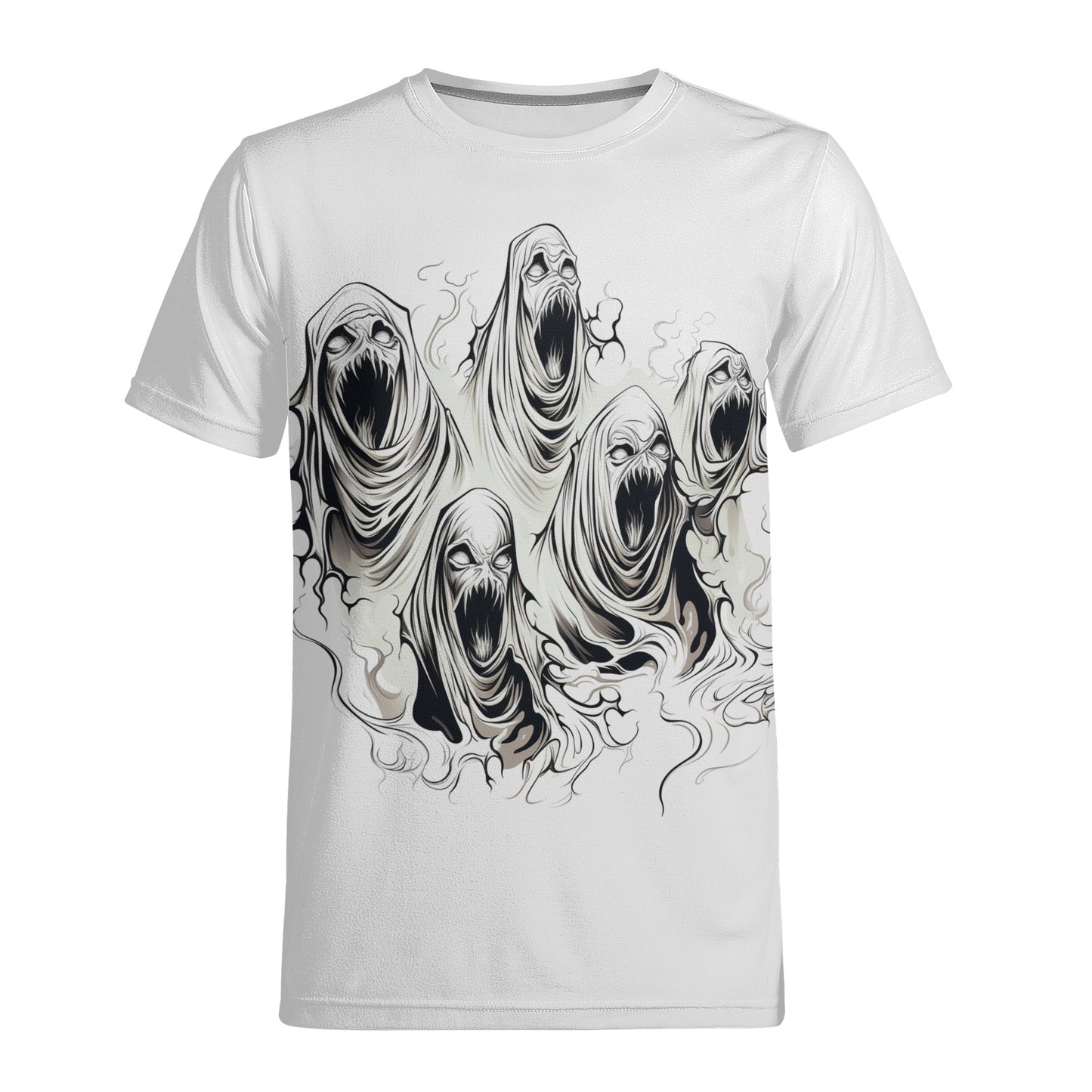 Neduz Mens Dark Lore Ghosts T-shirt