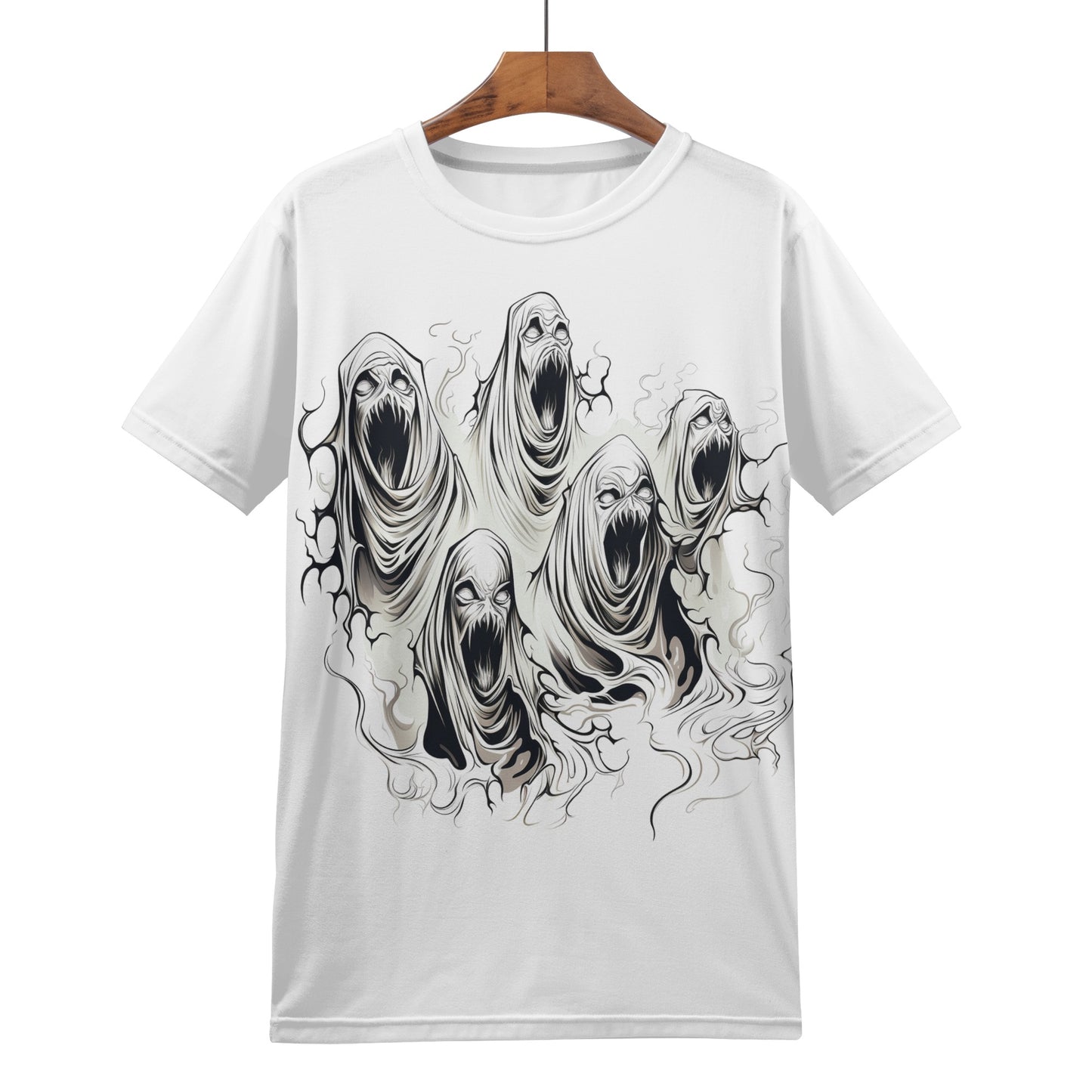 Neduz Mens Dark Lore Ghosts T-shirt