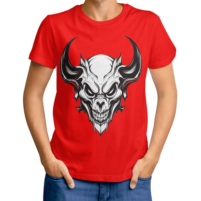 Neduz Mens Dark Lore Demon Red T-shirt