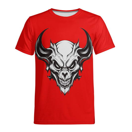 Neduz Mens Dark Lore Demon Red T-shirt