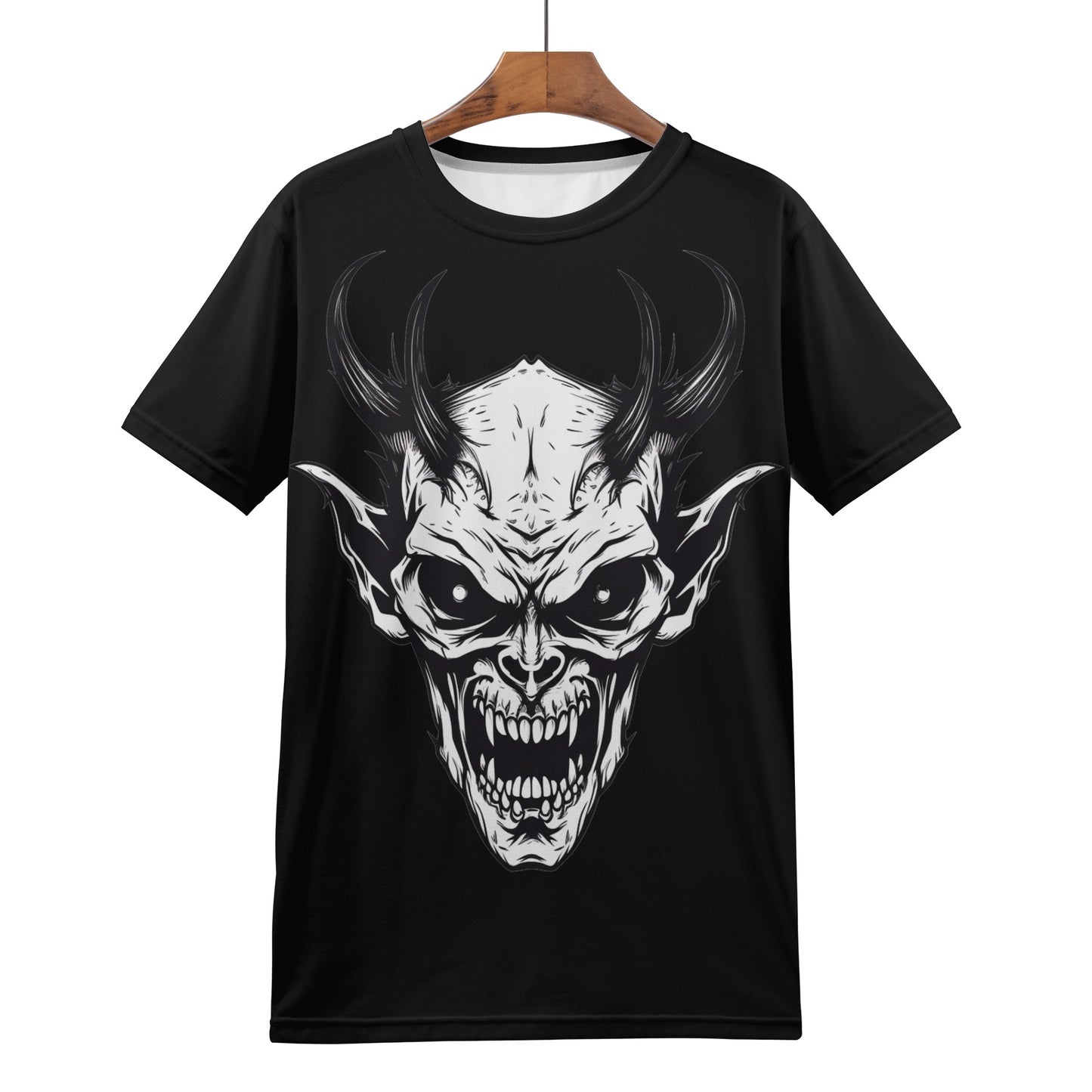 Neduz Mens Dark Lore Demon White T-shirt