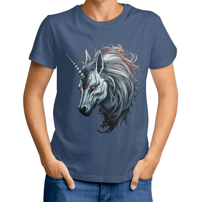 Neduz Mens Dark Lore Unicorn Imposter T-shirt