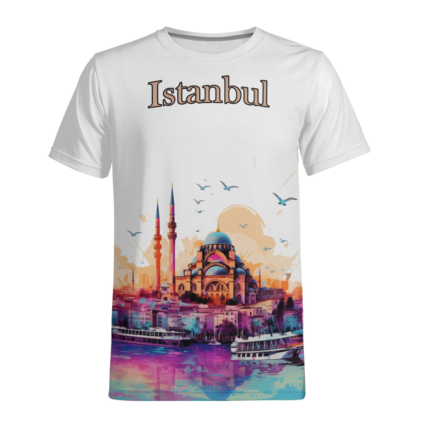 Neduz Mens Istanbul T-Shirt with Grand Bazaar Design