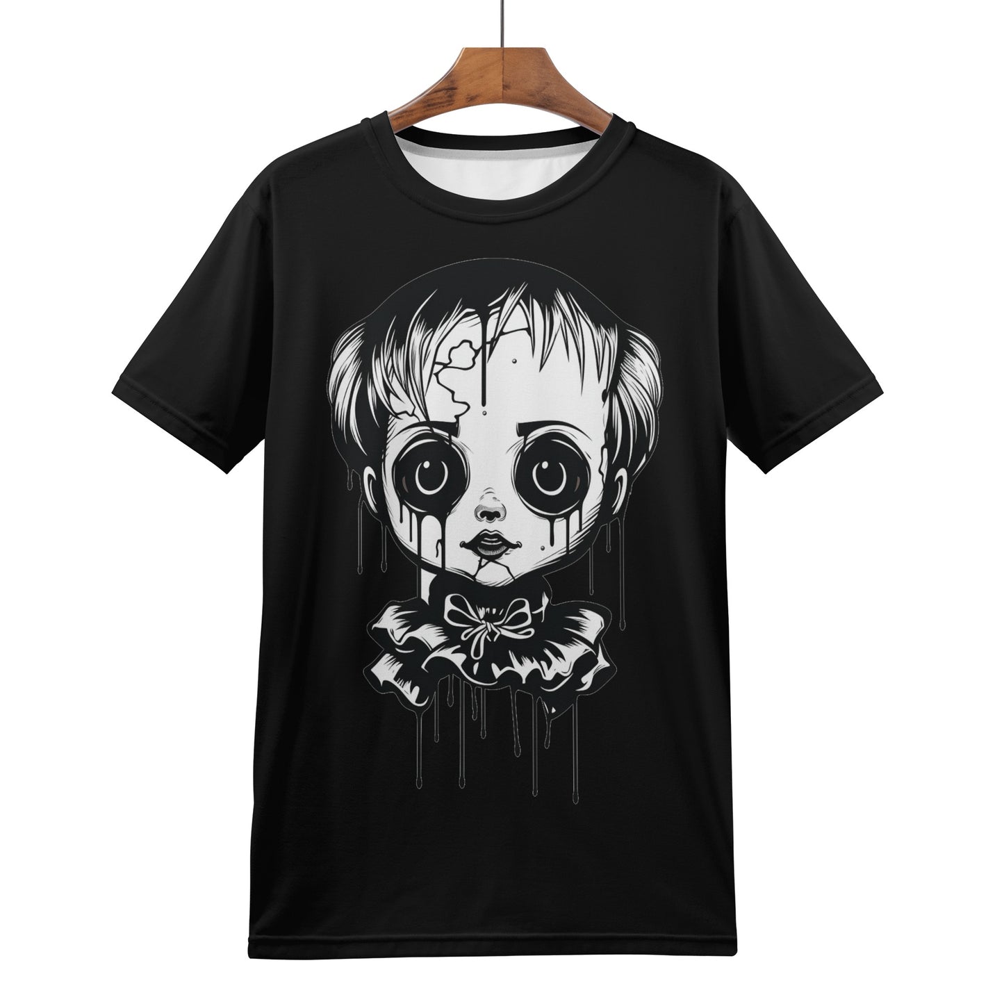 Neduz Mens Dark Lore Malevolent Doll T-shirt
