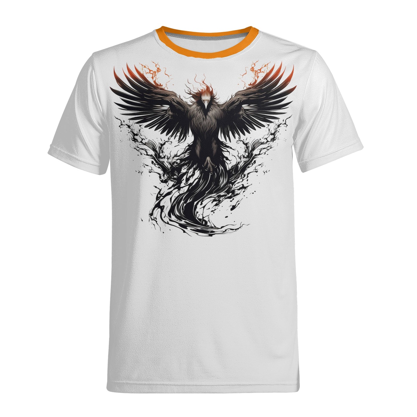 Neduz Mens Dark Lore Phoenix T-Shirt: Rise From the Ashes