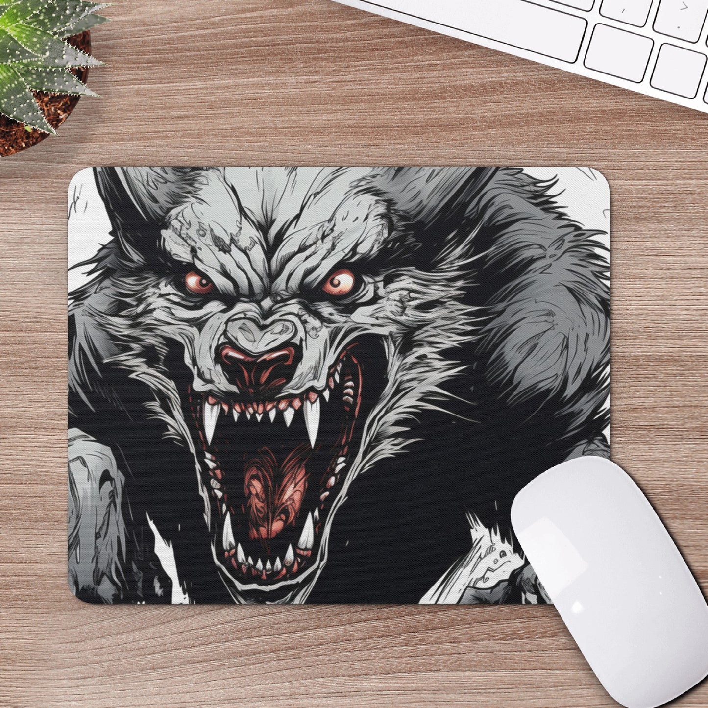 Neduz Dark Lore Werewolf Custom Mouse Pad