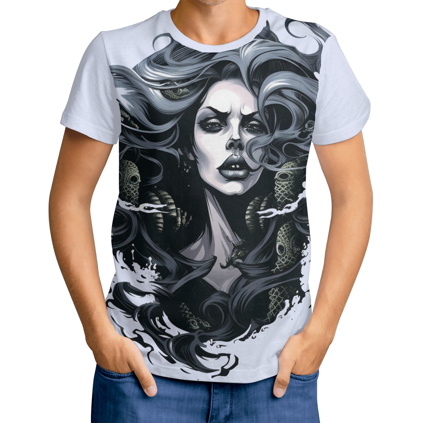 Neduz Mens Dark Lore Sea Maiden T-shirt