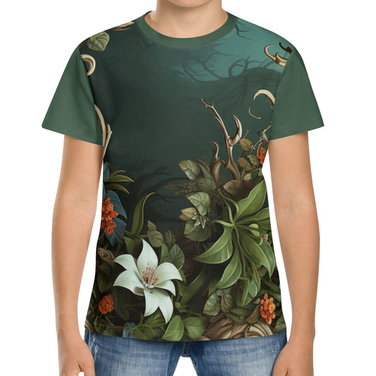 Neduz Kids Haunted Forest Short Sleeve T-Shirt