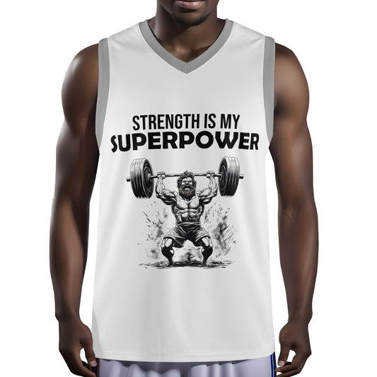 Neduz Mens Superpower Basketball Jersey