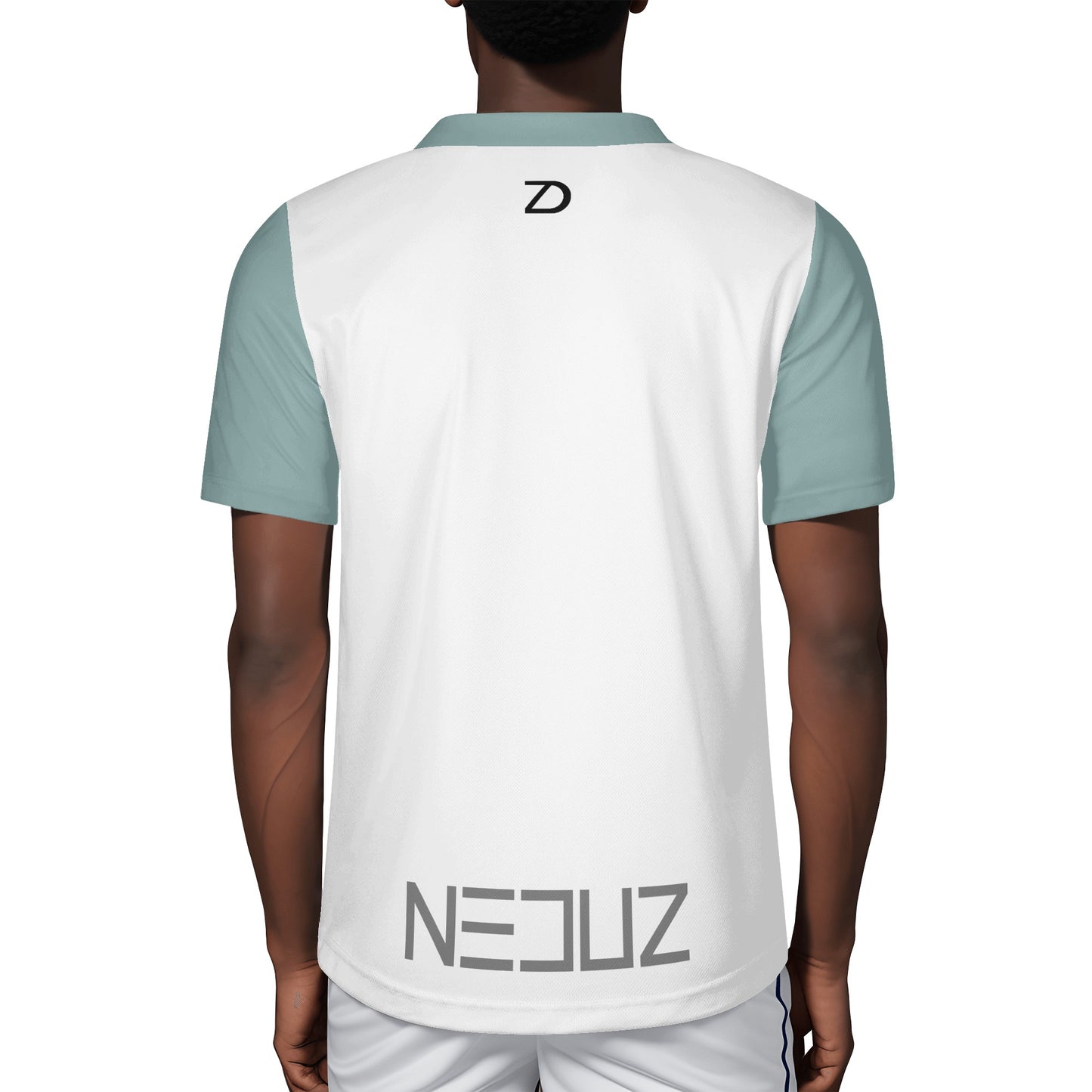 Neduz Mens Superpower Rugby Jersey - Breathable, Lightweight, Mesh Fabric, V-Neck