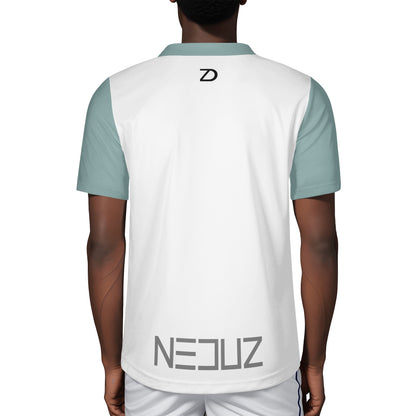 Neduz Mens Superpower Rugby Jersey - Breathable, Lightweight, Mesh Fabric, V-Neck
