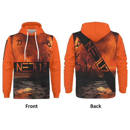 Neduz Mens Crimson Sun Hoodie: Stay Warm and Stylish All Winter Long