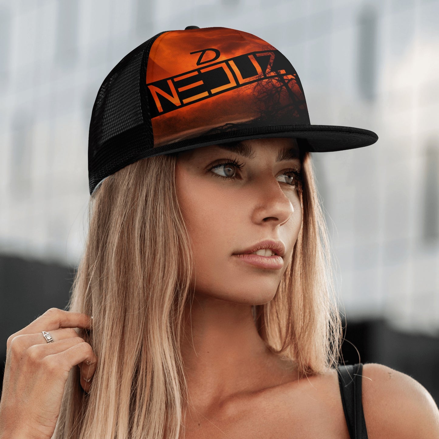 Neduz Crimson Sun Mesh Hip Hop Hat: Show Off Your Style with Our Unique and Stylish Design