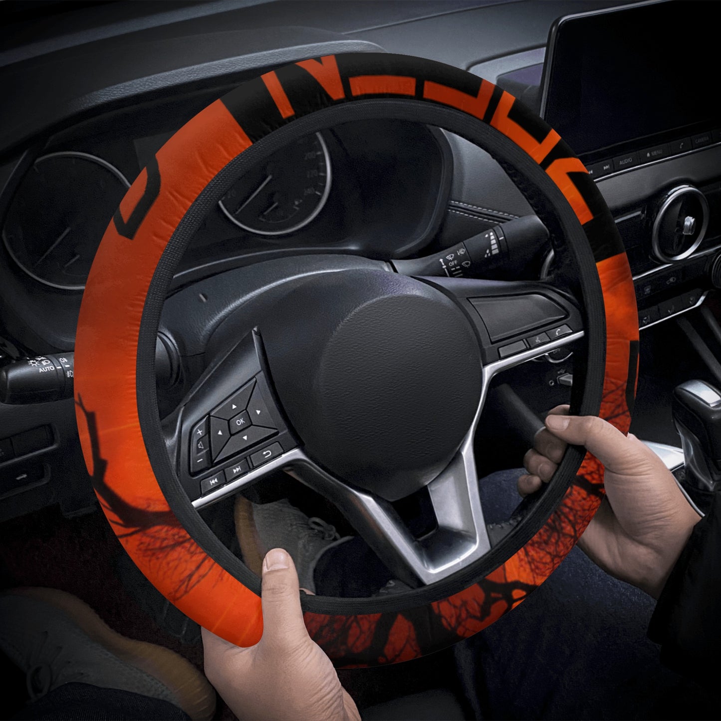 Neduz Crimson Sun Car Steering Wheel Covers: Upgrade Your Ride with Style and Protection