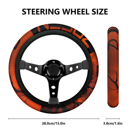 Neduz Crimson Sun Car Steering Wheel Covers: Upgrade Your Ride with Style and Protection