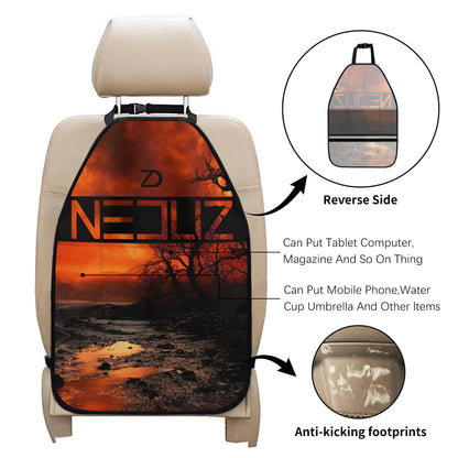 Neduz Crimson Sun Car Back Seat Organizer Protector: Keep Your Car Clean and Organized, and Protect Your Back Seat from Kicks and Spills