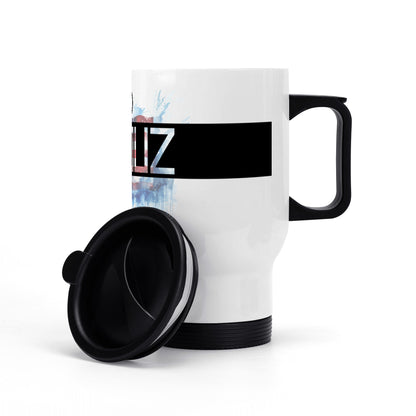 Neduz USA Flag Travel Coffee Mug: Keep Your Coffee Hot or Cold on the Go