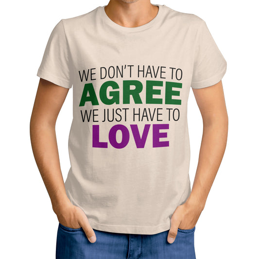Neduz Mens Just Love T-shirt: Show Your Love for the World