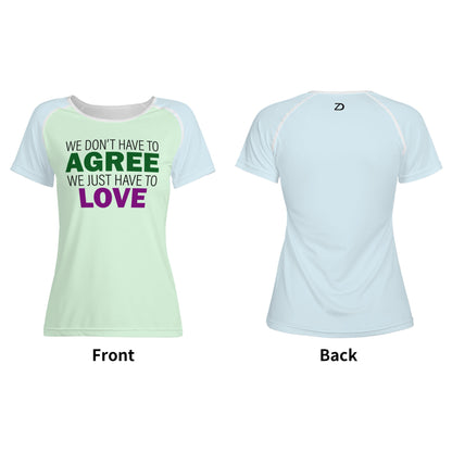 Neduz Womens Just Love T-shirt: Spread Love with Style