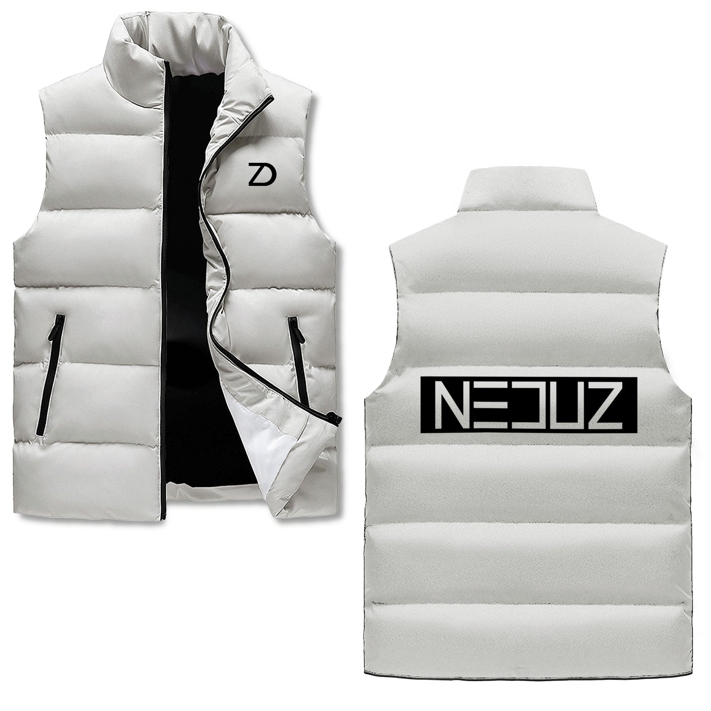 Neduz Mens Hooded Puffer Vest