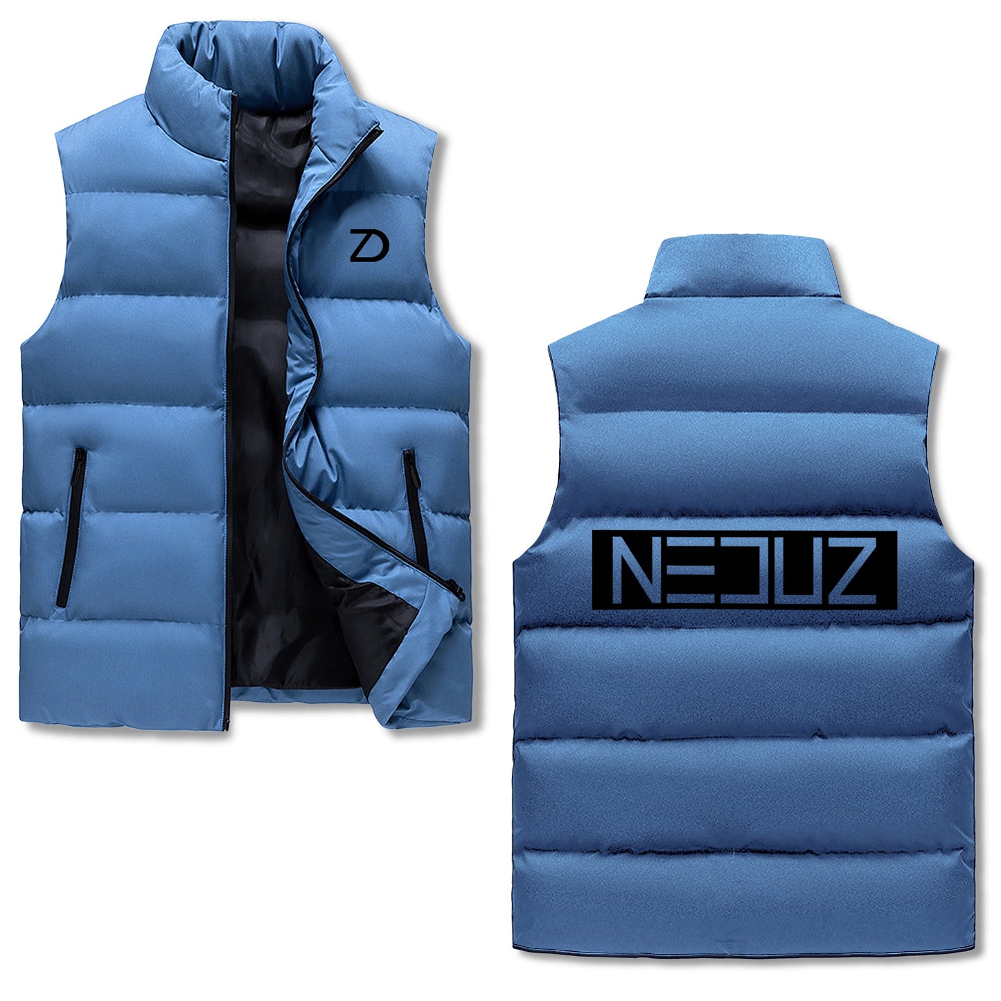 Neduz Mens Hooded Puffer Vest