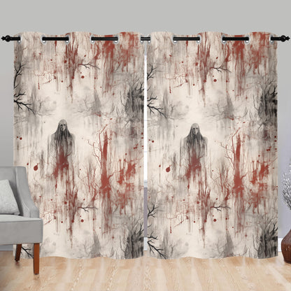 Neduz Horror Spooky Home Curtain 132X213 CM: Set the Mood for Spooktacular Living