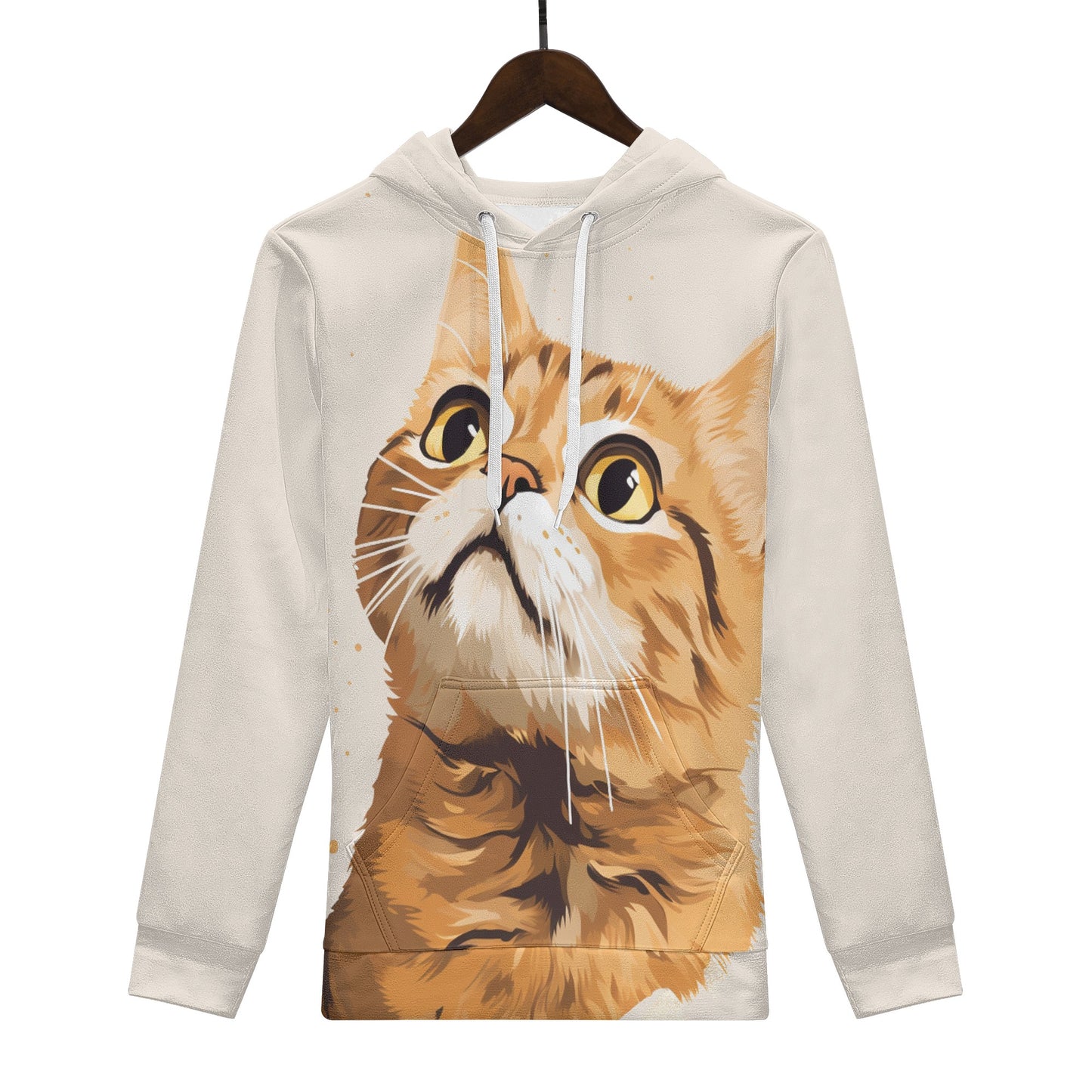 Neduz Mens Adorable Cat Hoodie | Soft, Warm & Machine Washable
